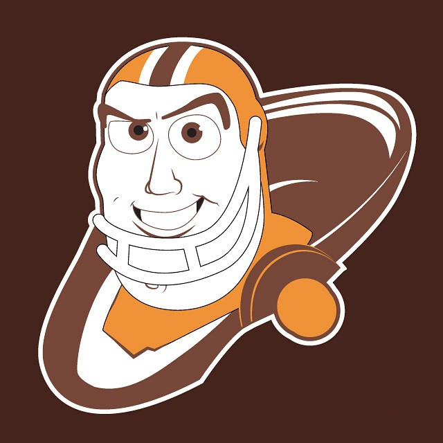 Cleveland Buzz Lightyears logo iron on transfers